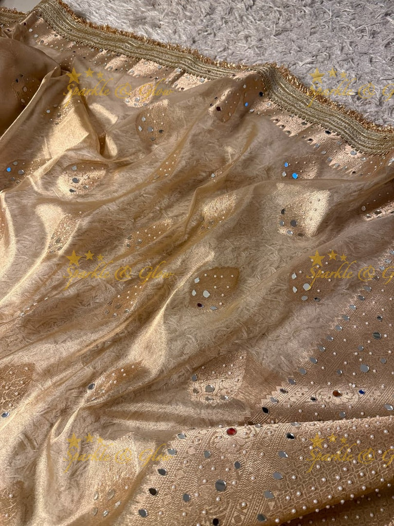 Luxurious Tissue Silk Banarasi Saree for Weddings