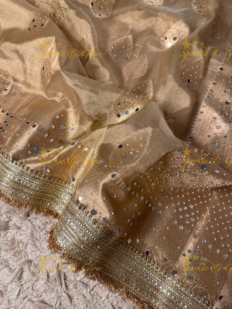 Luxurious Tissue Silk Banarasi Saree for Weddings