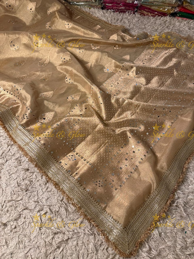 Luxurious Tissue Silk Banarasi Saree for Weddings