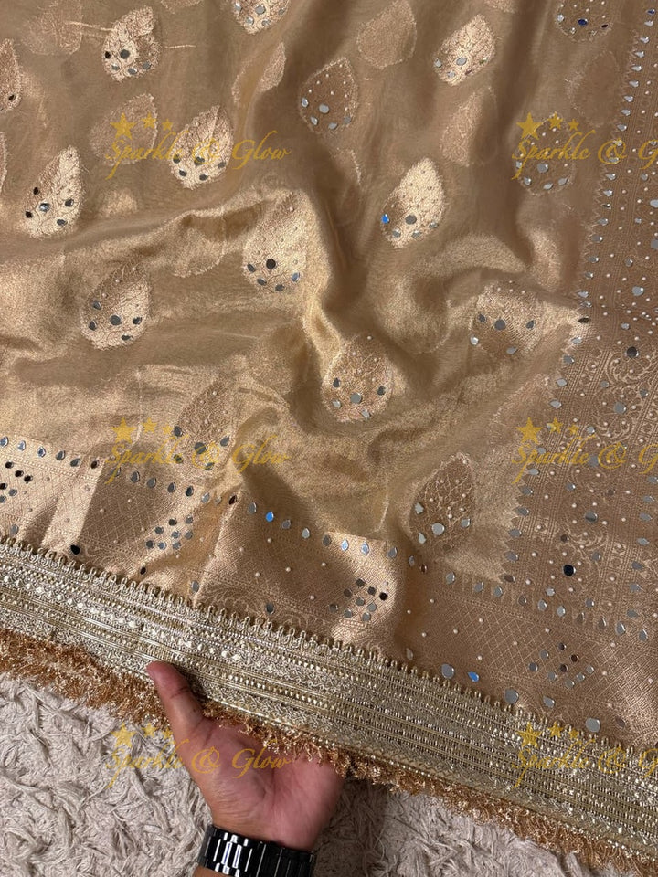Luxurious Tissue Silk Banarasi Saree for Weddings