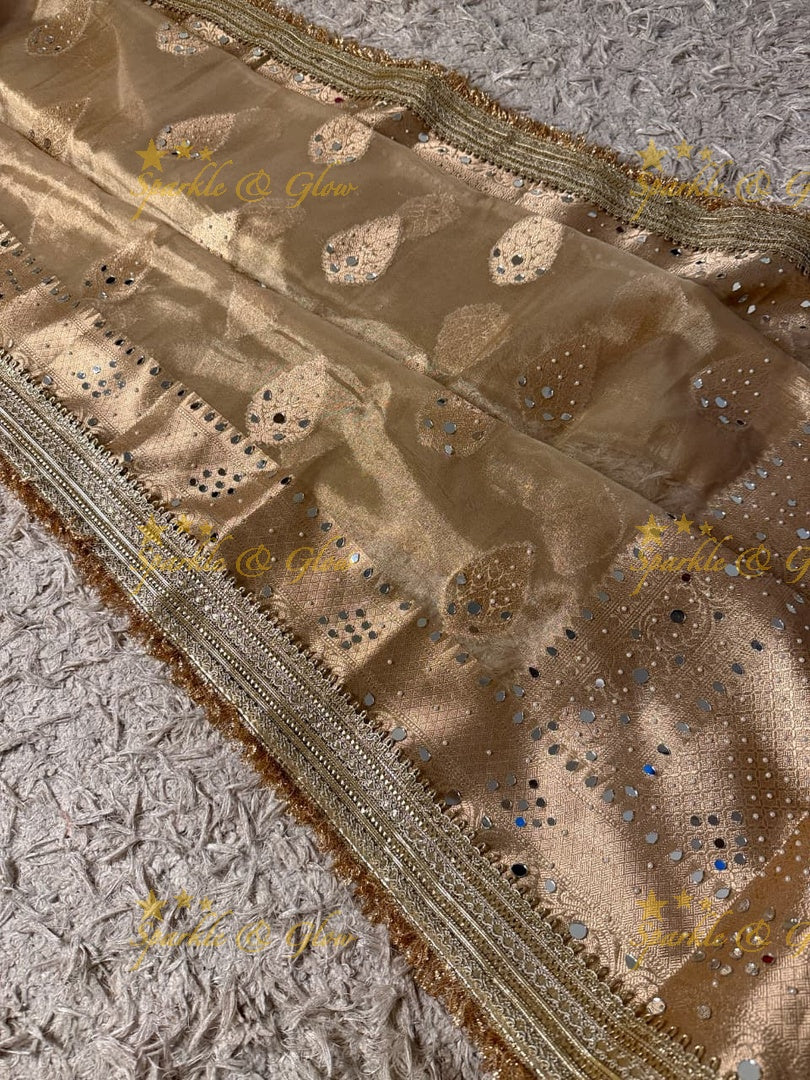 Luxurious Tissue Silk Banarasi Saree for Weddings