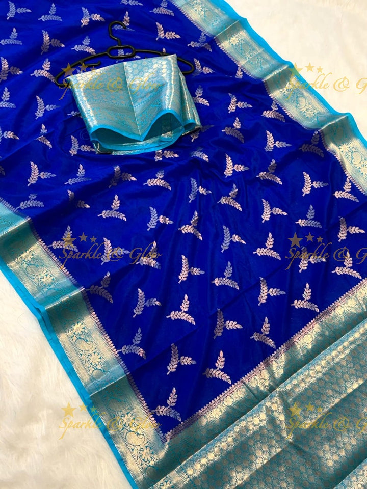 Elegant Banarasi Soft Katan Dybel Silk Saree
