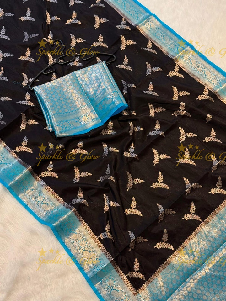 Elegant Banarasi Soft Katan Dybel Silk Saree