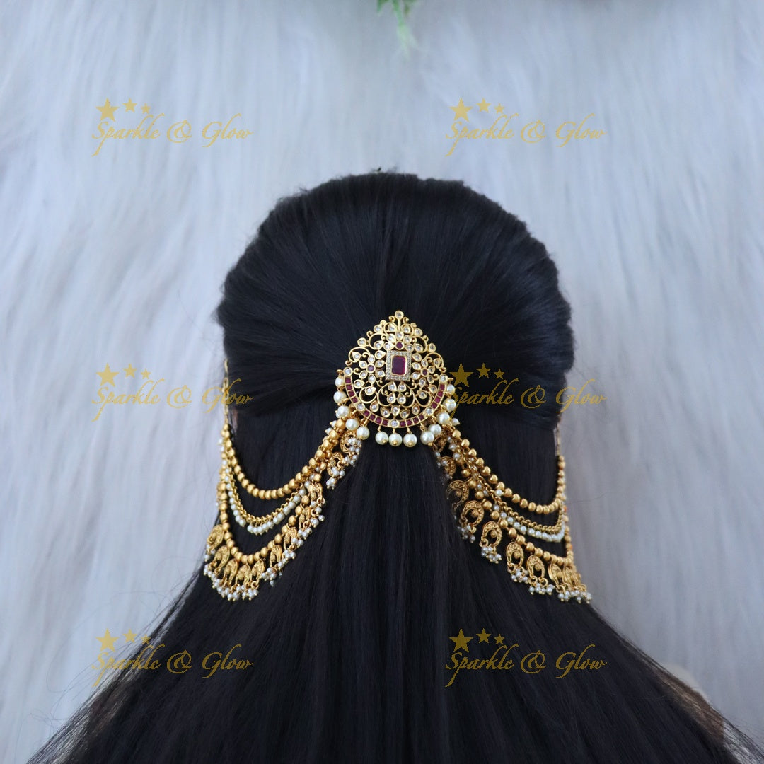Exquisite Kemp Jadabilla Earchain & Hair Adornment