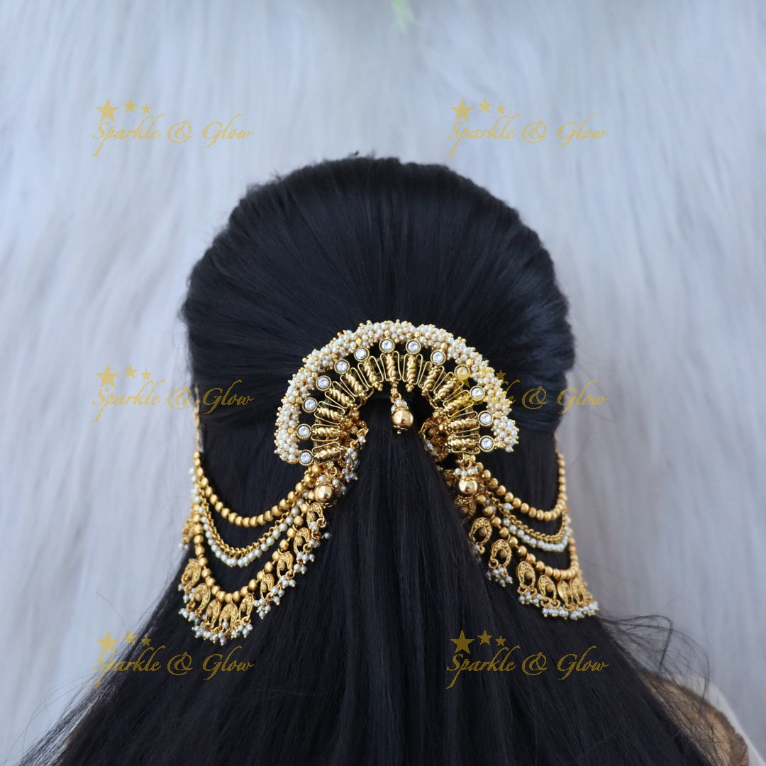Exquisite Pearl Jadabilla Earchain Hair Accessory