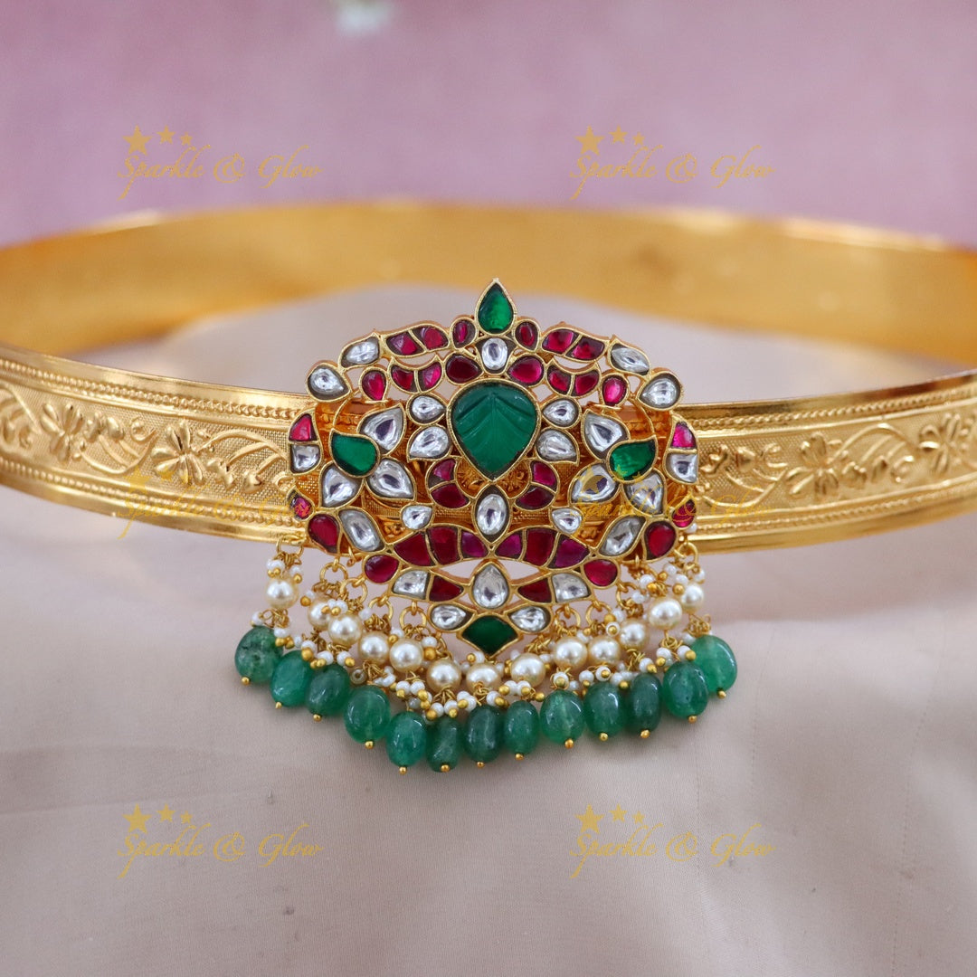 Exquisite Kundan Hip Belt for Weddings & Celebrations