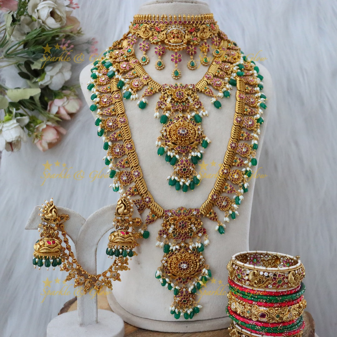 Radiant Jadau Bridal Jewellery Set - Shop Online Now