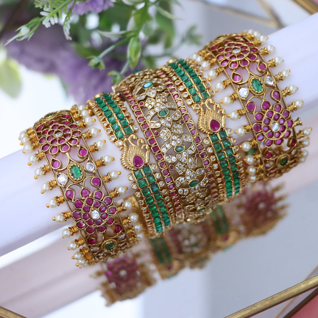 Stunning Kemp Floral Wedding Bangles Online