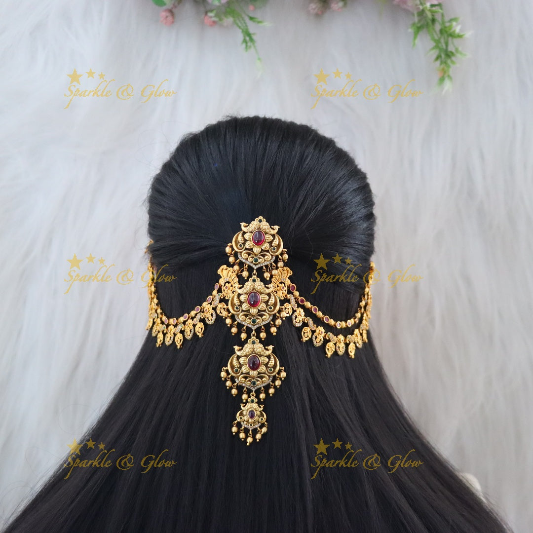 Exquisite Kemp Floral Jadabilla Earchain Set