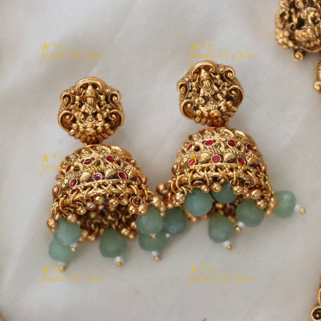 Exquisite Temple Necklace Set for Weddings & Festivals