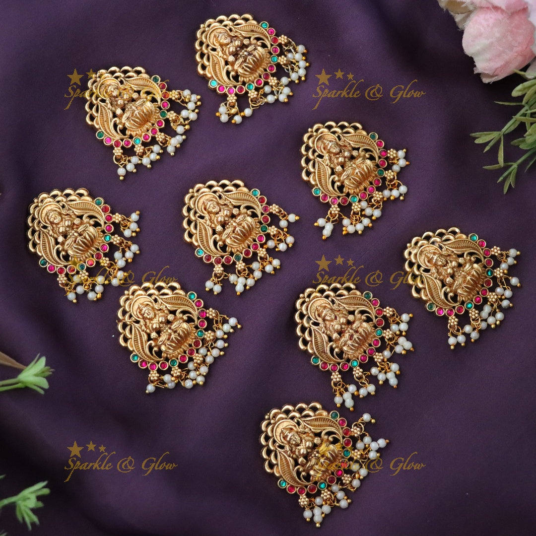 Exquisite Indian Temple Hairpins for Festive Elegance