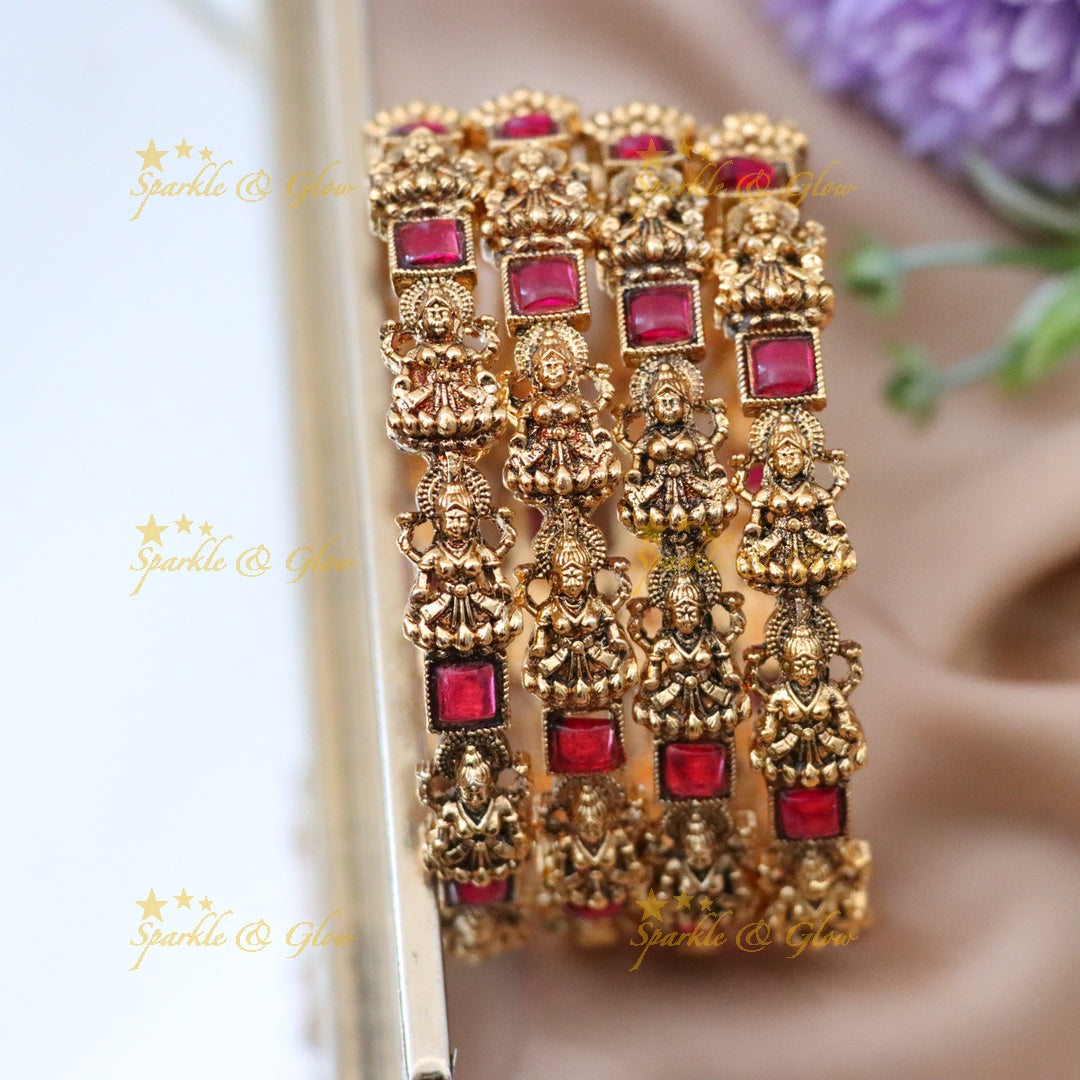 Exquisite Temple Bangles for Festive Occasions