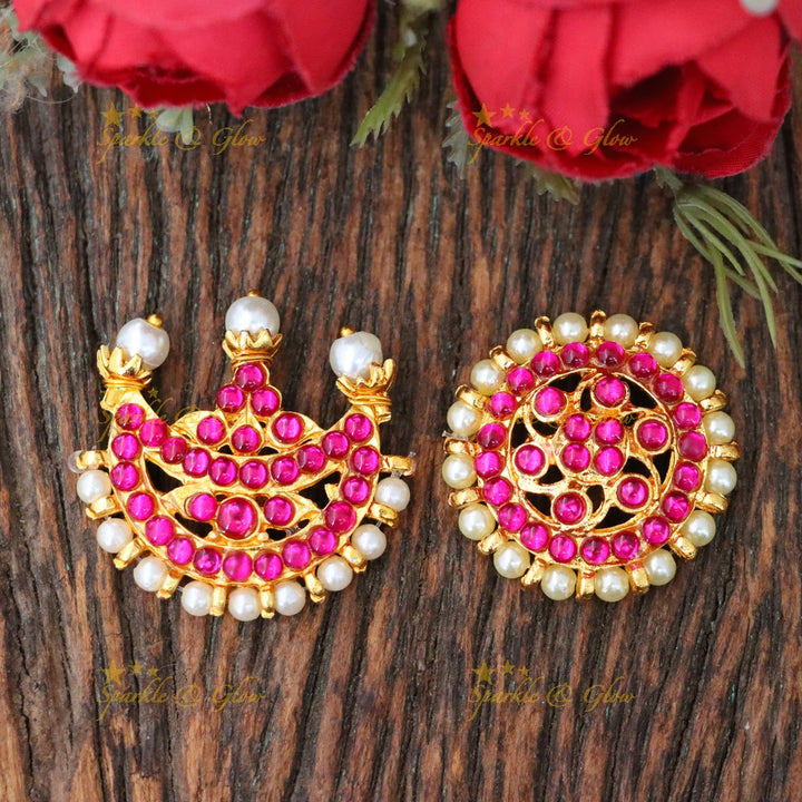 Exquisite Gold Hairpins with Pearl and Gemstone Designs