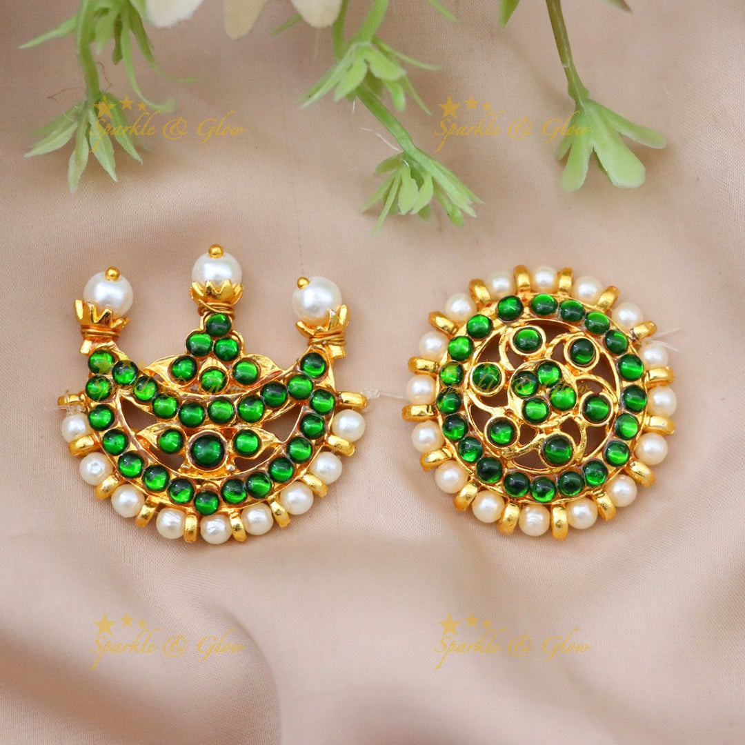 Exquisite Gold Hairpins with Pearl and Gemstone Designs