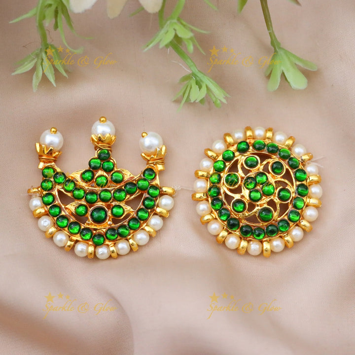 Exquisite Gold Hairpins with Pearl and Gemstone Designs