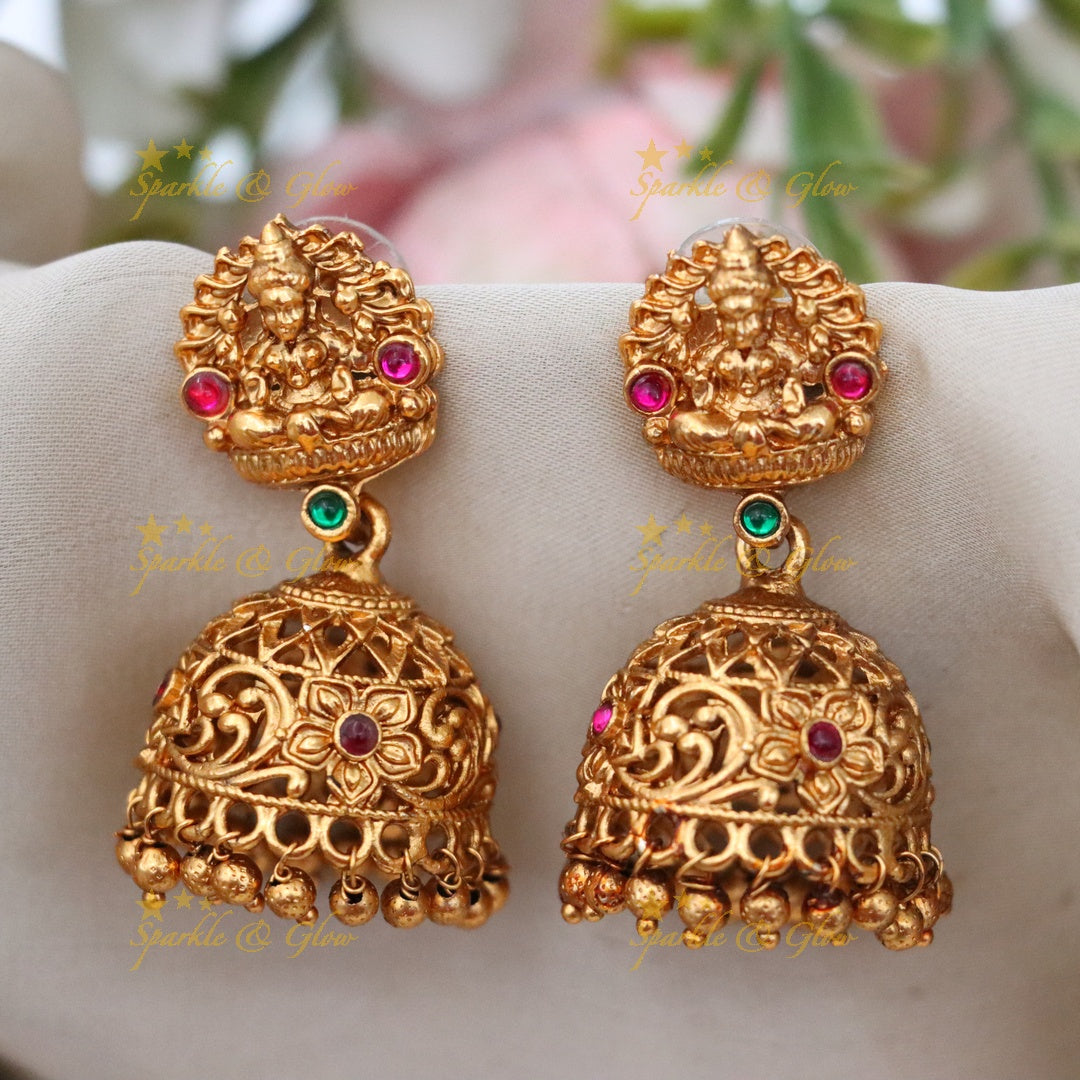 Exquisite Lakshmi Gold Necklace for Weddings