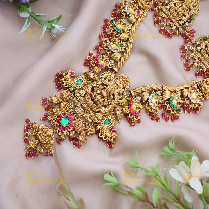 Exquisite Lakshmi Necklace for Weddings & Festivals