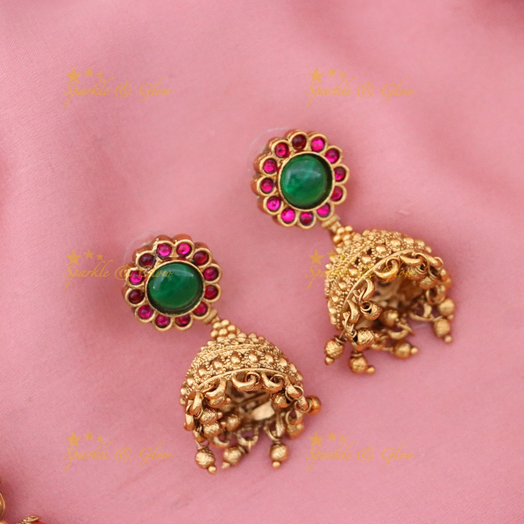 Radiant Gold-Toned Wedding Necklace Set Online