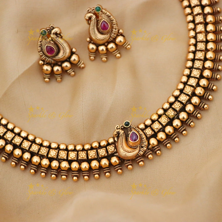 Exquisite Gold Necklace Set for Weddings & Festivals