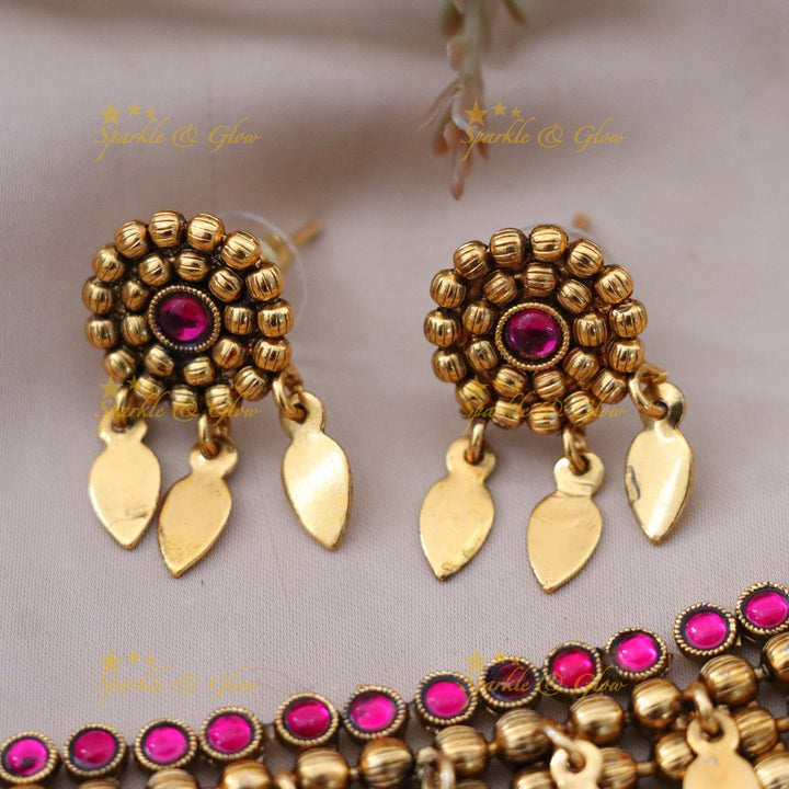Exquisite Gold Choker Necklace for Weddings & Festivals