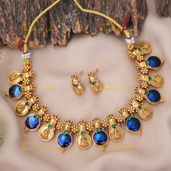 Gold Coin Necklace Set for Weddings & Celebrations