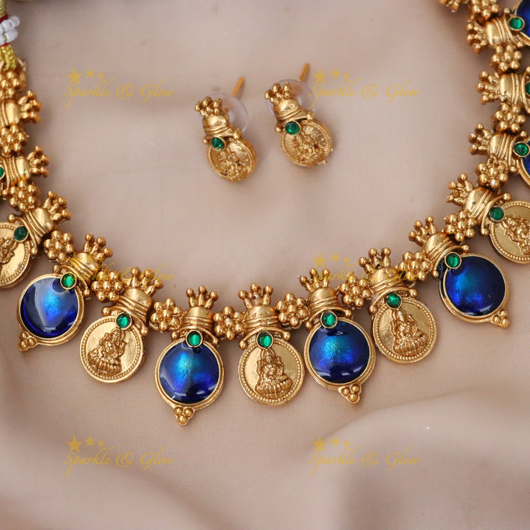 Gold Coin Necklace Set for Weddings & Celebrations
