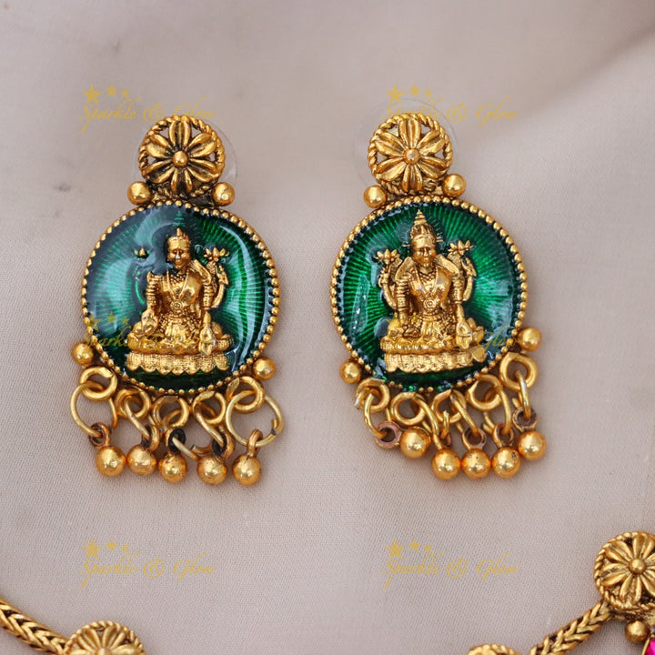 Exquisite Temple Necklace - Perfect for Festivals & Weddings