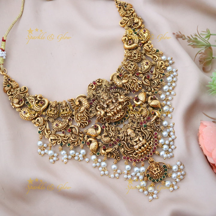 Exquisite Gold Temple Necklace for Special Occasions