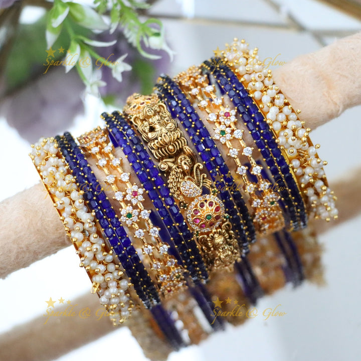 Exquisite Bridal Peacock Bangles - Elegance Redefined