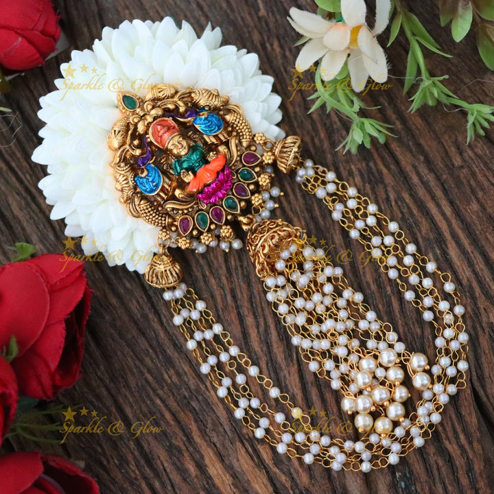Exquisite Indian Temple Hair Clip for Festive Occasions