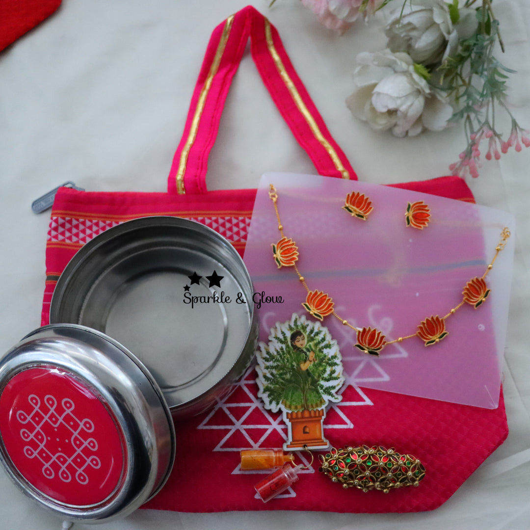 Lotus Design Festive Jewellery Set - Shine Bright