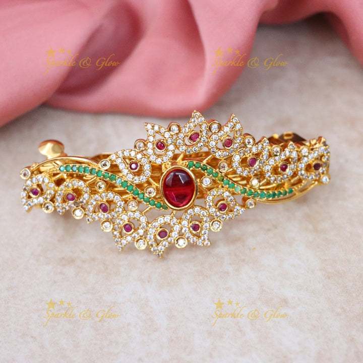 Exquisite American Diamond Festive Hair Clip
