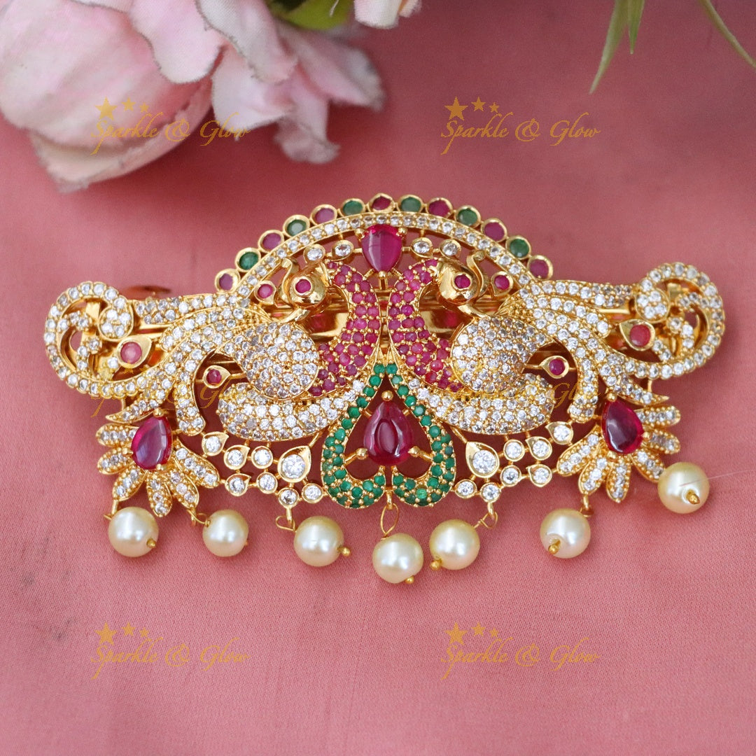 Radiant American Diamond Hair Clips for Events