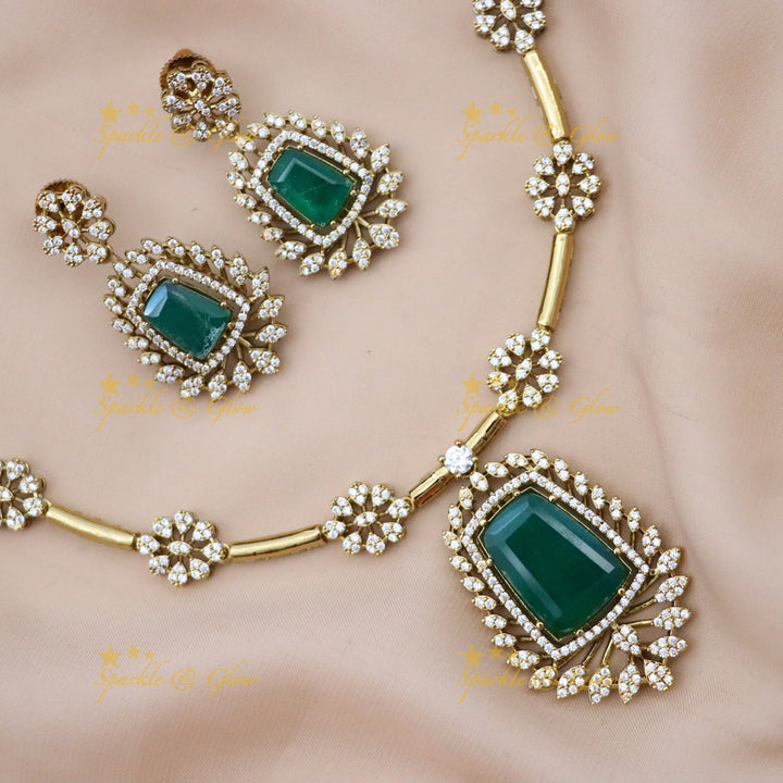 Victorian Short Necklace Set - Wedding Elegance