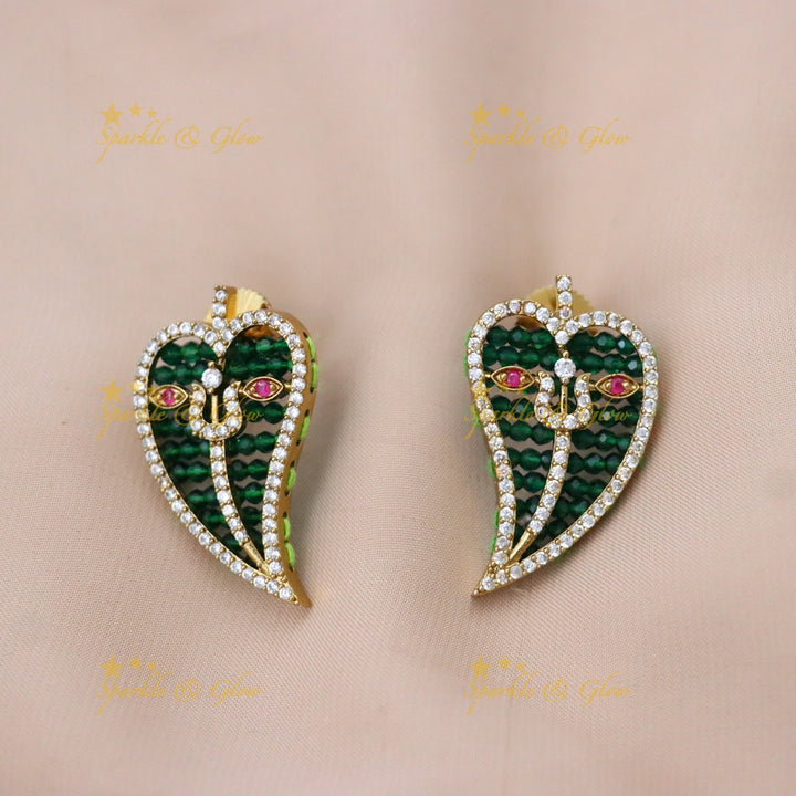 Stunning American Diamond Wedding Pendant Set - New Arrival