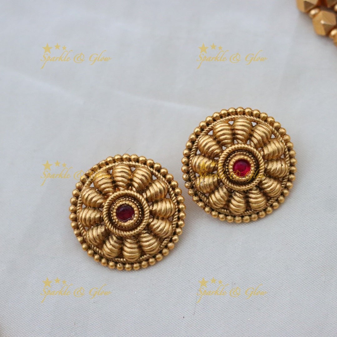 Exquisite Gold Necklace Set for Weddings & Festivities