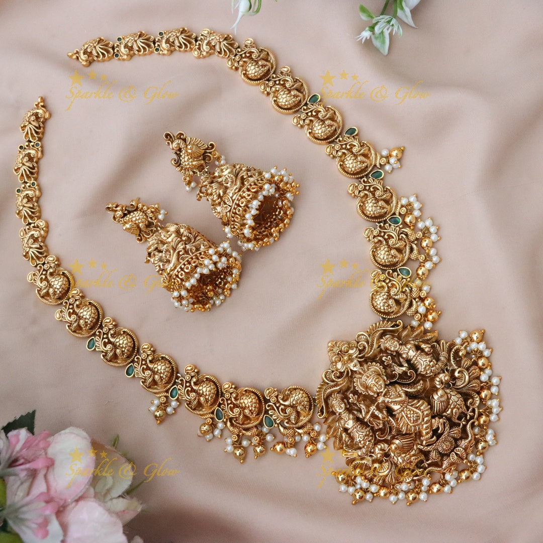 Elegant Gold Temple Jewellery for Special Occasions