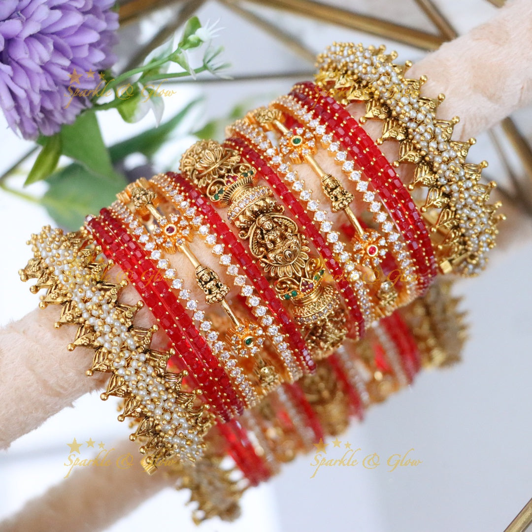 Exquisite Bridal Bangles - Lakshmi Floral Design