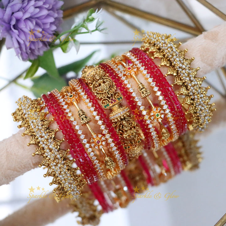 Exquisite Bridal Bangles - Lakshmi Floral Design