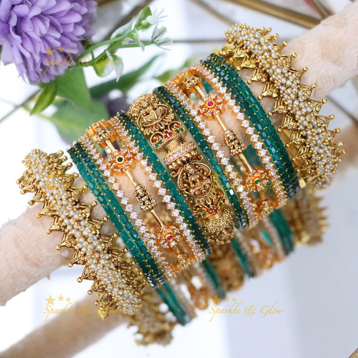 Exquisite Bridal Bangles - Lakshmi Floral Design