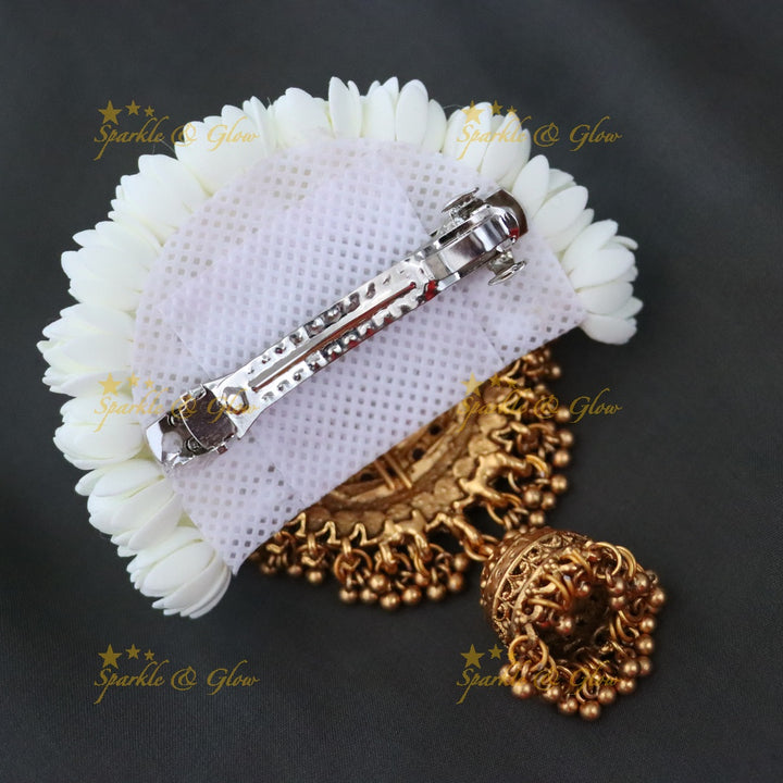 Exquisite Temple Design Hair Clip for Festive Elegance