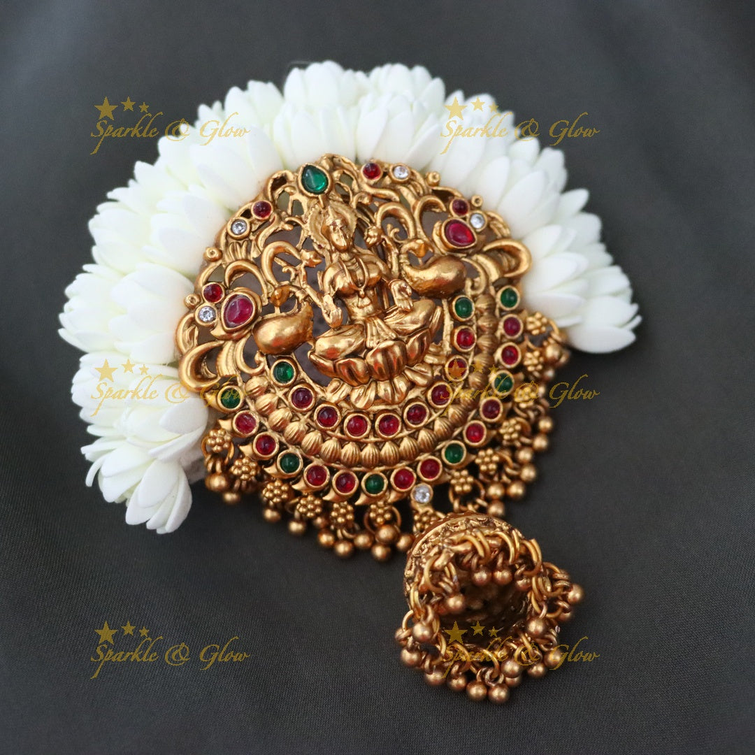 Exquisite Temple Design Hair Clip for Festive Elegance