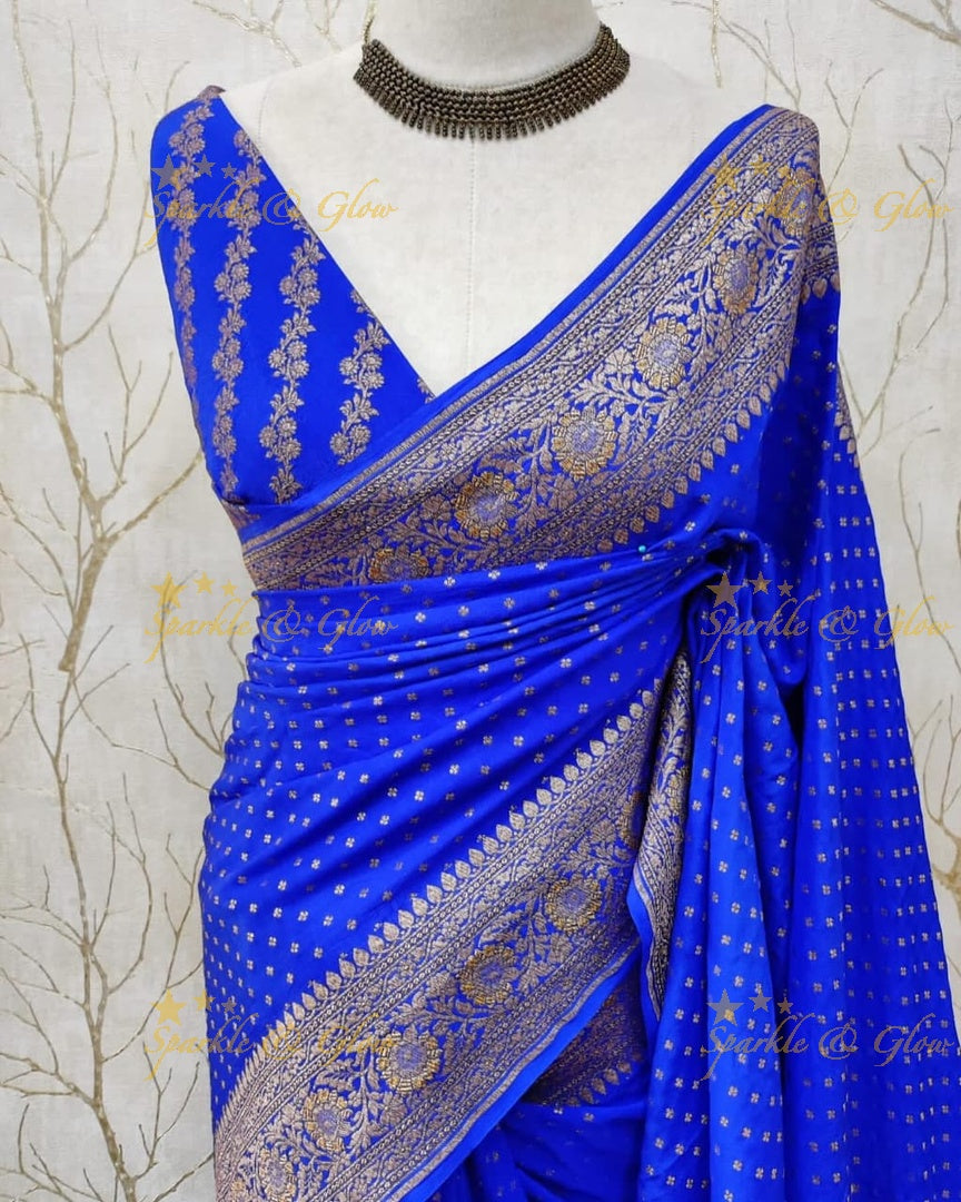 Exquisite Banarasi Saree with Intricate Zari Work