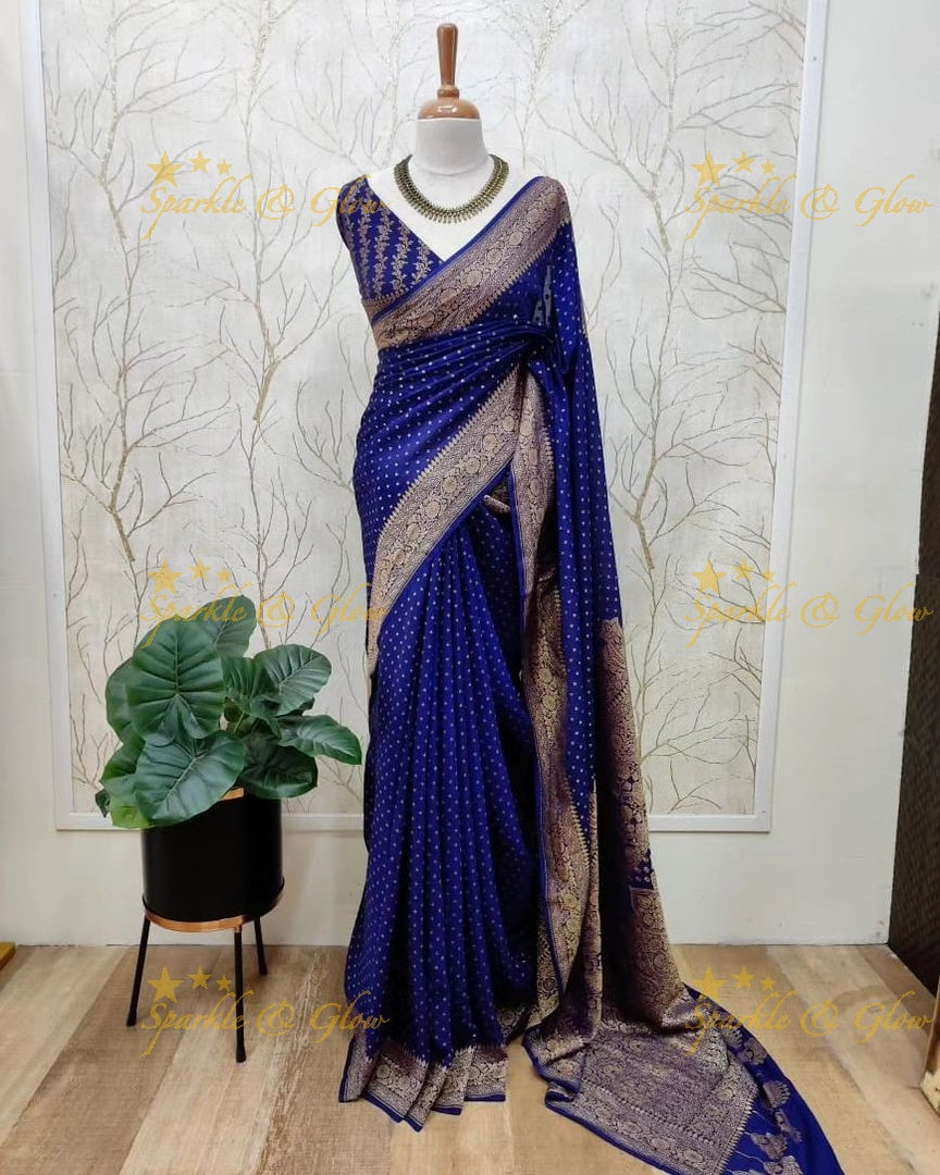 Exquisite Banarasi Saree with Intricate Zari Work
