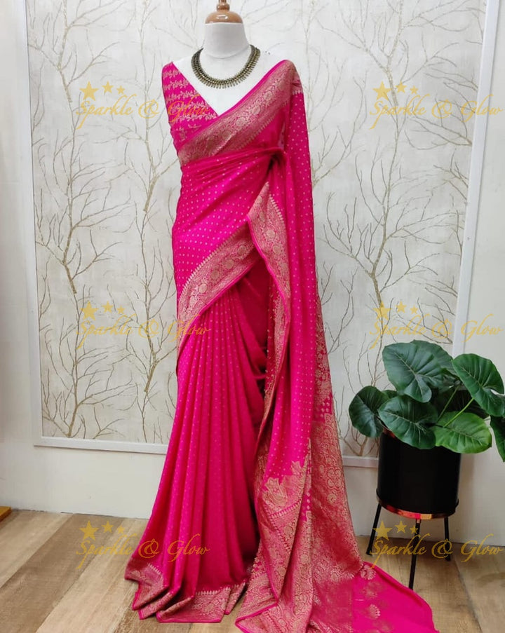Exquisite Banarasi Saree with Intricate Zari Work