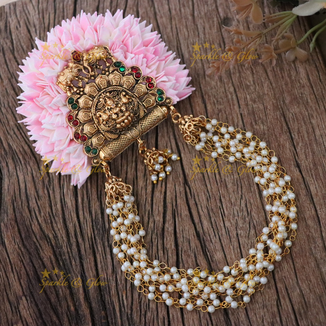 Exquisite Temple Hair Clip for Weddings & Festive Events
