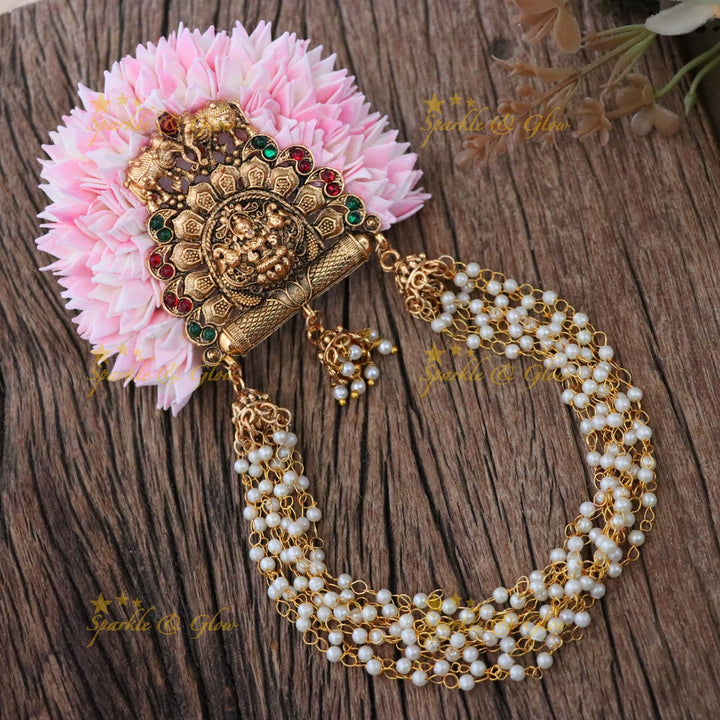 Exquisite Temple Hair Clip for Weddings & Festive Events