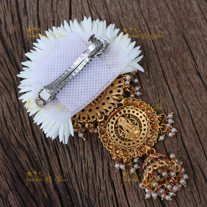 Exquisite Temple Hair Clip - Perfect for Weddings & Festivals
