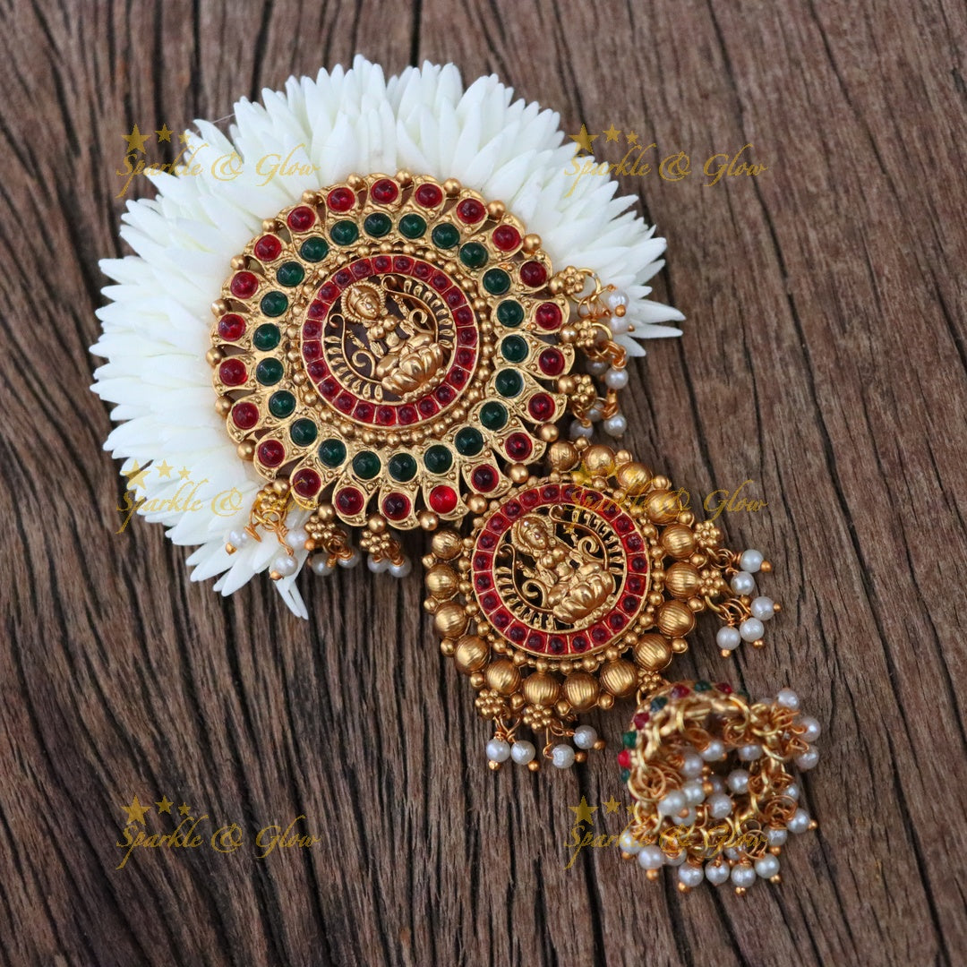 Exquisite Temple Hair Clip - Perfect for Weddings & Festivals