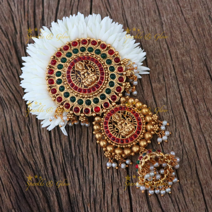 Exquisite Temple Hair Clip - Perfect for Weddings & Festivals